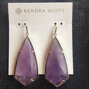 Kendra Scott Amethyst Caroline Earrings